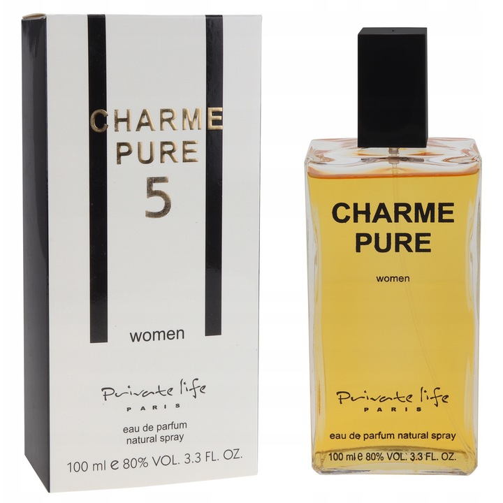 parfum-charme-pure-5-f-w-100ml-private-life-note-florale-citrice