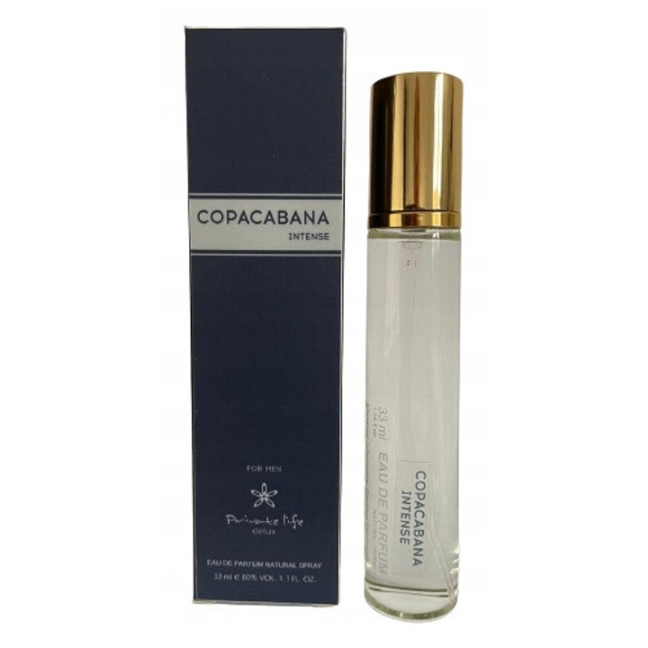 Parfum Copacabana Intense pentru Barbati 33ml, Private Life, note citrice, note lemnoase
