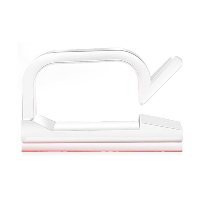 Set de 50 de suporturi cu cleme adezive dublu adezive, marca 3M, design transparent, potrivite pentru organizarea cablurilor, pot fi utilizate in automobile, dimensiuni 17 x 21 mm