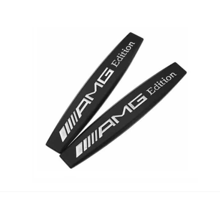 Комплект емблеми AMG едишън за калник Мерцедес, Черен