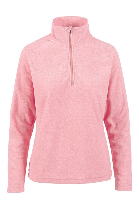 Trespass, Bluza de trening din fleece cu maneci raglan Meadows, Roz deschis