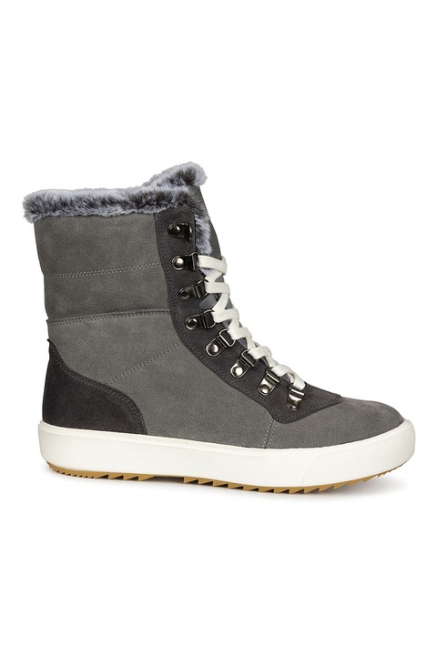 Trespass, Ghete impermeabile de piele intoarsa Korinna, Gri