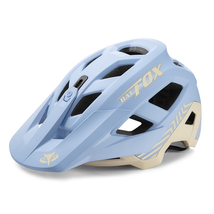 Каска за планинско колоездене, Batfox, регулируема, 53-61 см, синя, лека