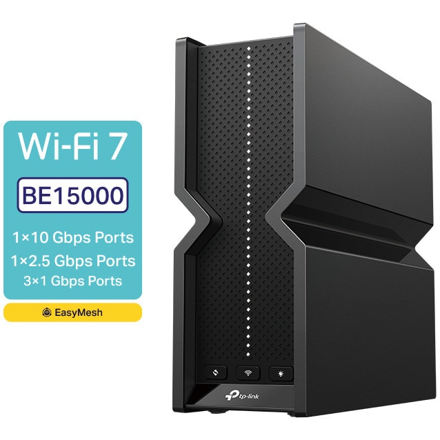 Router Wireless TP-Link Archer BE700, BE15000, Tri-Band, Wi-Fi 7