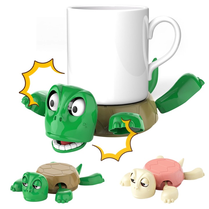 Suporturi bauturi, TREXORA, set 2 piese, versatil, rezistent la apa, verde si roz