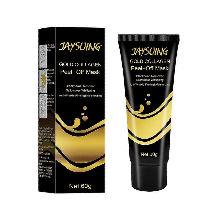 Masca de fata, Gold Tear Mask Cream, 60g, hidratanta, reduce porii
