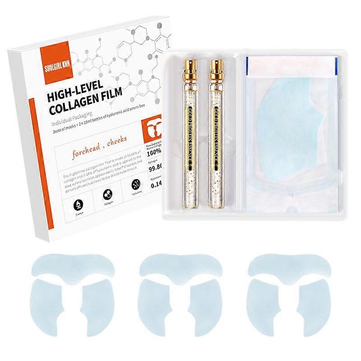 Masca hidratanta cu colagen solubil, Highprime, efect anti-imbatranire, 1 cutie