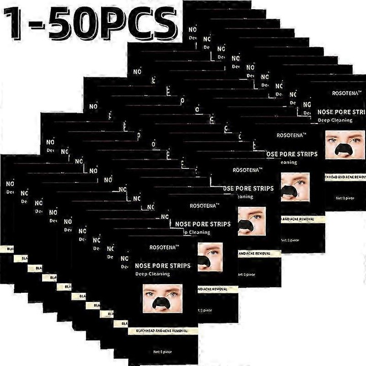 Pachet 5 Masti pentru Indepartarea Cosurilor cu Carbune Activ, Curatare Profunda, Normal, Negru