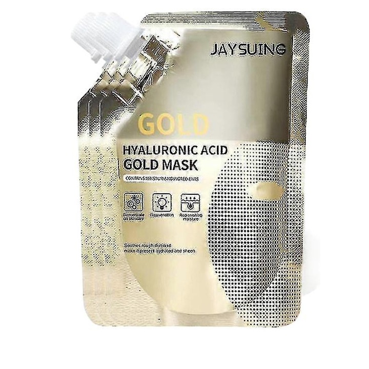 Masca de fata Jaysuing Retinol Gold, set 3 bucati, curata porii, reduce liniile fine, hidrateaza, 30g