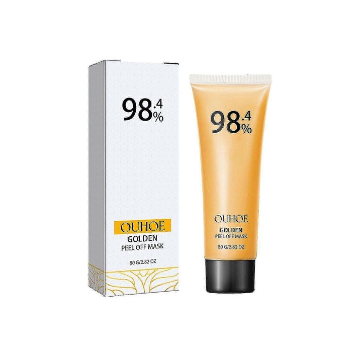 Masca de fata peel-off cu aur 24k, curatare profunda, anti-imbatranire, 80g