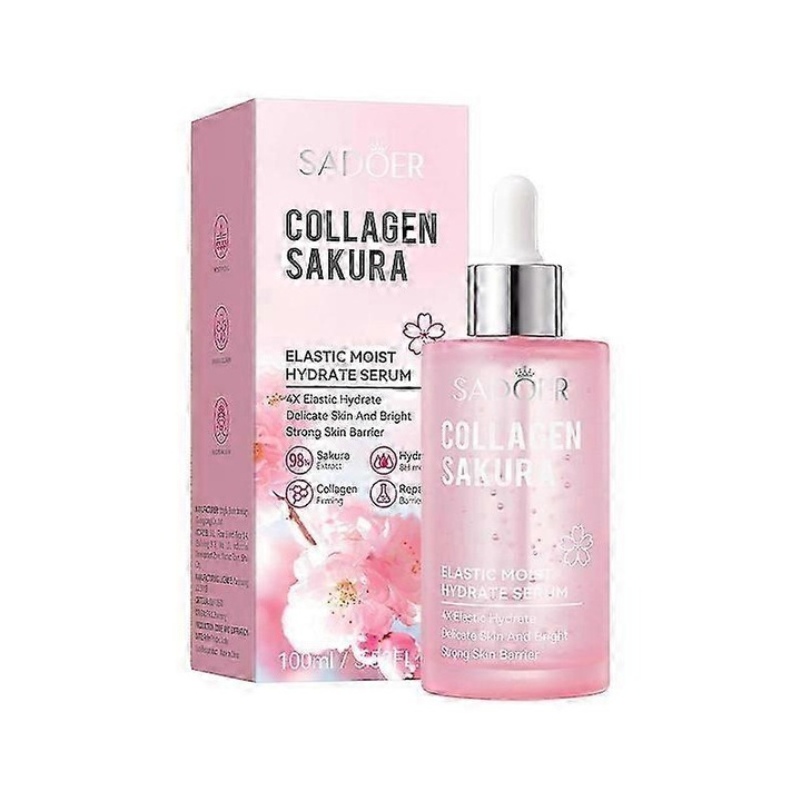 Ser pentru ingrijirea tenului, cherry blossom, hidratant, whitening, set 2 bucati