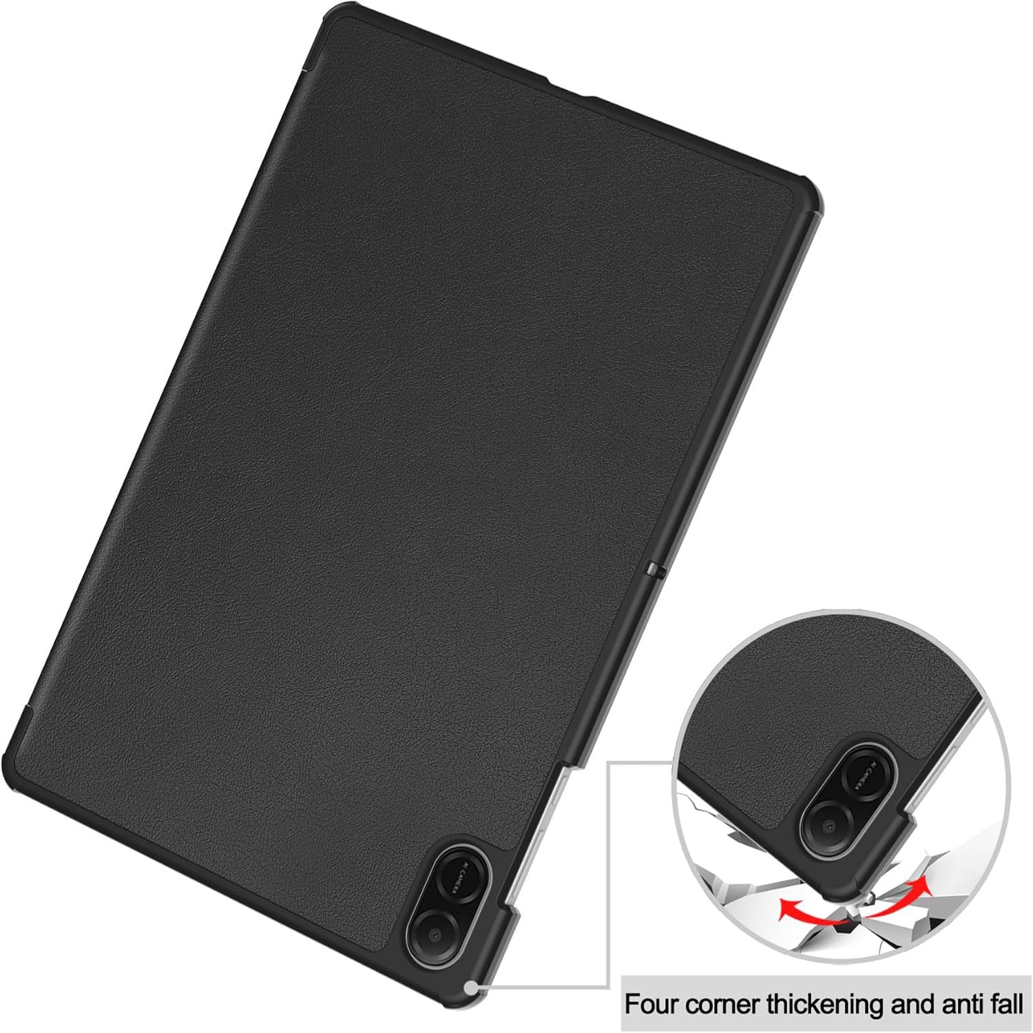 Husa tableta pentru, Honor Pad X8a 11 Inch, auto functie sleep/wake tip stand, Negru