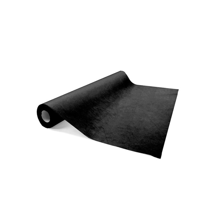 Cearsaf medical Acus Med, rola protectie netesuta, 60 cm x 50 m, cu perforatii, igiena maxima pat masa masaj saltea cabinete, rezistent absorbant hipoalergenic fabricat in Romania, negru
