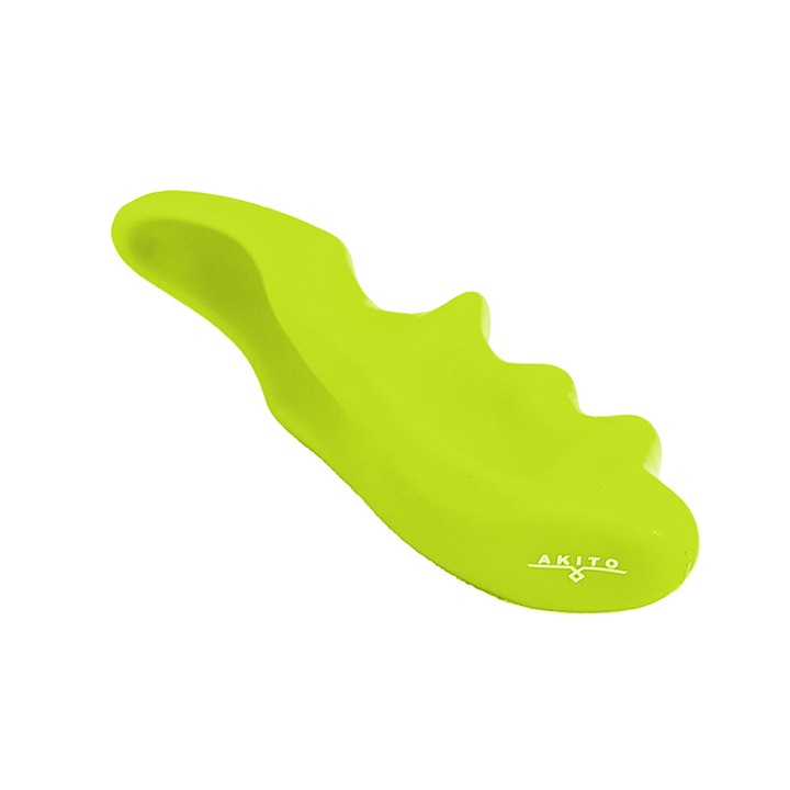 Instrument de terapie pentru puncte trigger Akito, 13cm, verde lime, accesoriu masaj profund, relaxare musculara, stimulare circulatie, ameliorare tensiune, fizioterapie, utilizare profesionala si acasa
