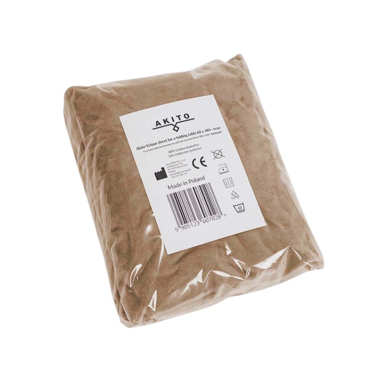 Cearsaf din velur pentru masa de masaj Akito 60 x 184 cm