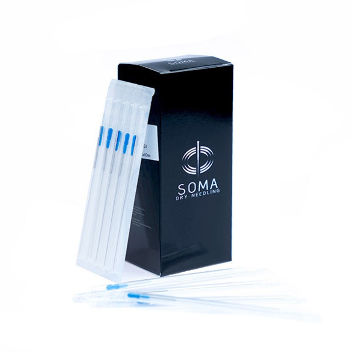 Set ace SOMA pentru dry needling 100 buc otel chirurgical steril cu ghidaj fizioterapie acupunctura recuperare musculara terapie dureri trigger puncte masaj reabilitare calitate premium