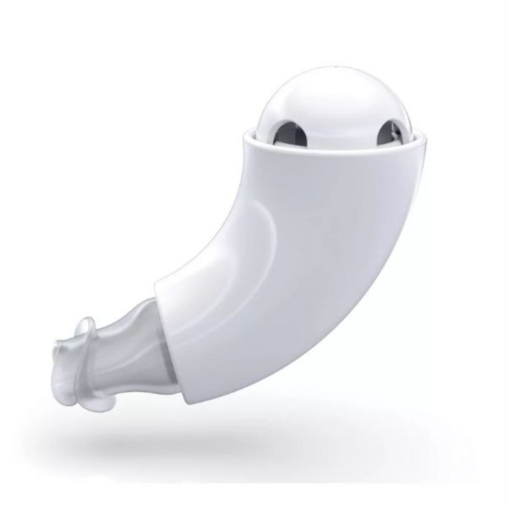 Antrenor respiratie PowerBreathe Shaker Medic Plus 8 cmH2O, compact cu mustiuc inlocuibil, pentru copii si adulti, utilizat in exercitii respiratorii, recuperare si terapie pulmonara