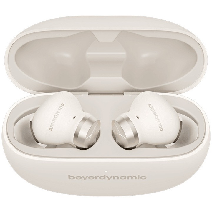 Слушалки In-Ear Beyerdynamic Amiron 100, True Wireless, Bluetooth, ANC, Multipoint, Автономност 35 часа, Cream
