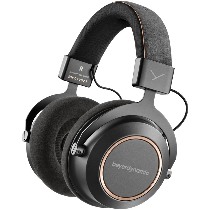 Casti Over-Ear Beyerdynamic Amiron Wireless Copper, Bluetooth, Autonomie 30 ore, Copper/Black