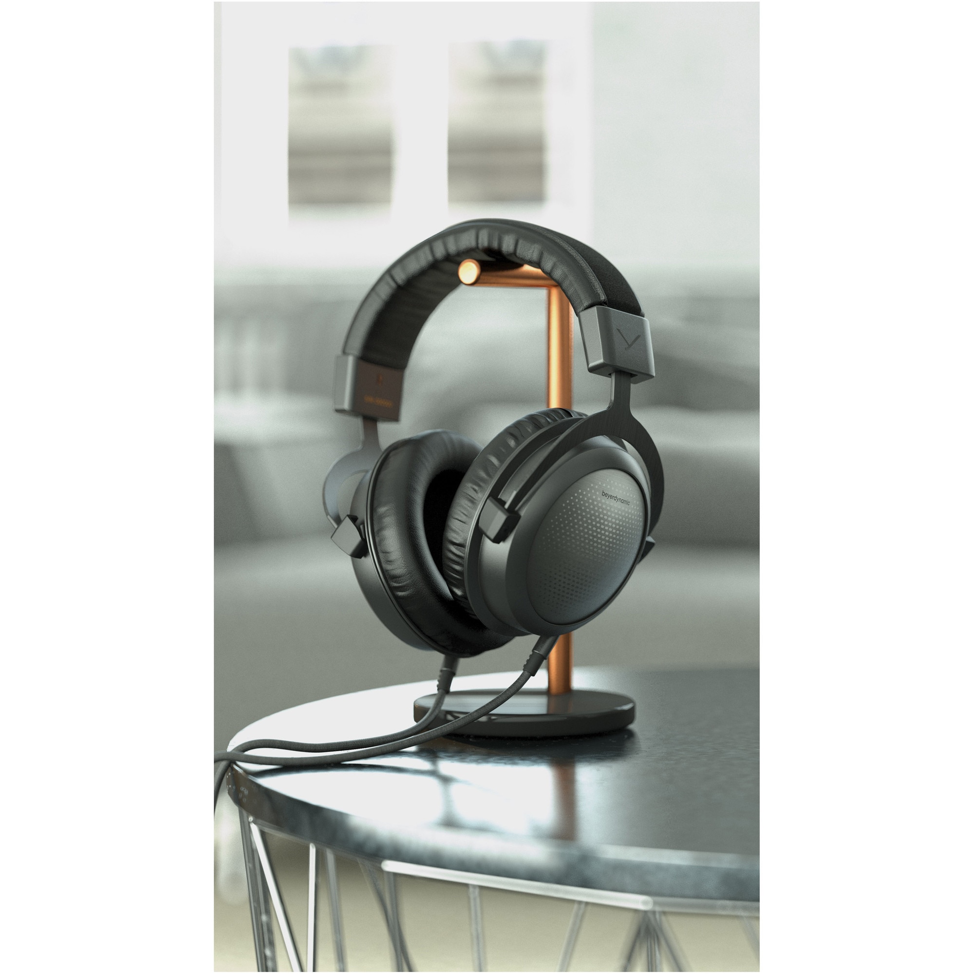 Casti Over-Ear Beyerdynamic T5 3rd generation, Cu Fir, Hi-Res Audio, Tesla Technology, Black