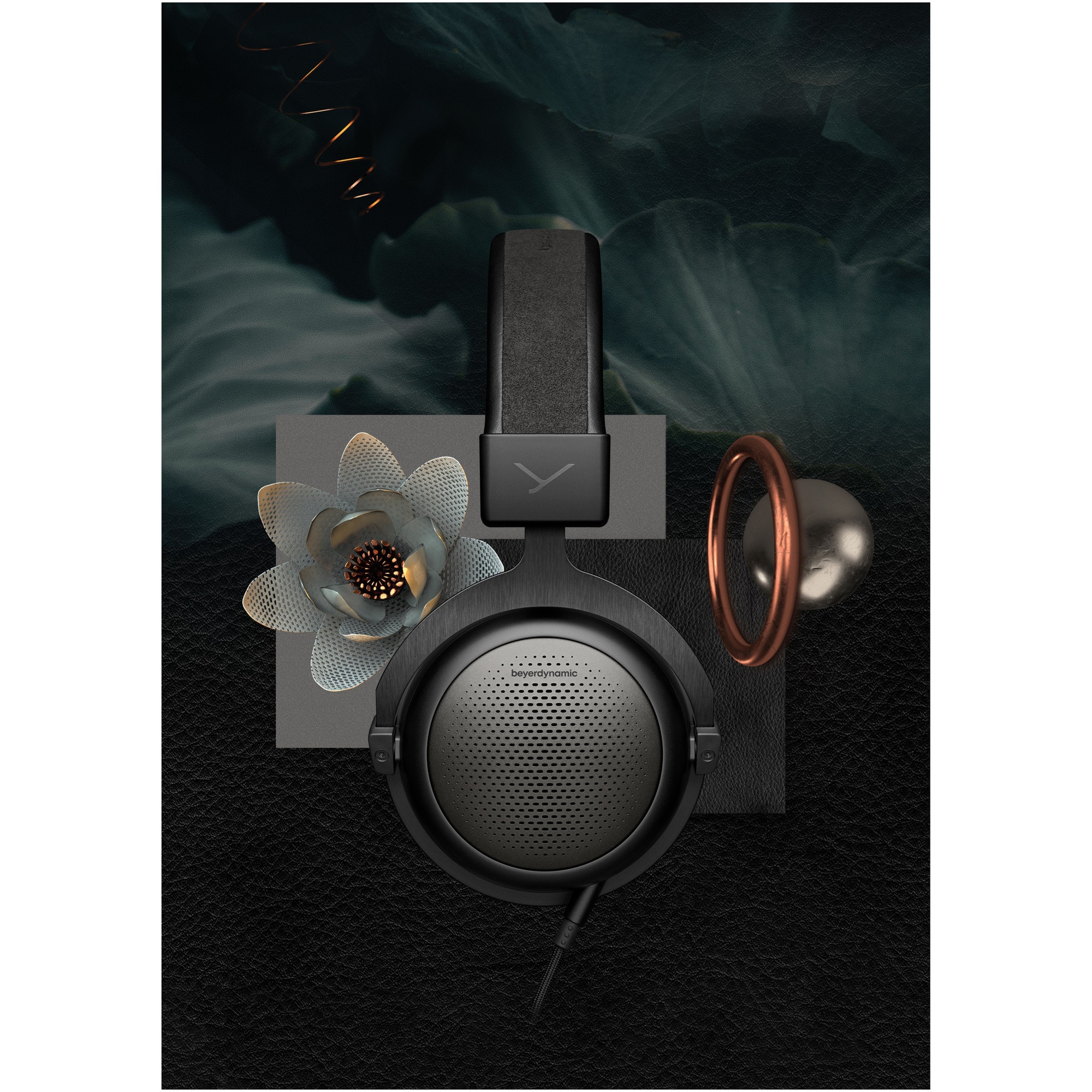 Casti Over-Ear Beyerdynamic T1 3rd generation, Cu Fir, Hi-Res Audio, Tesla Technology, Black