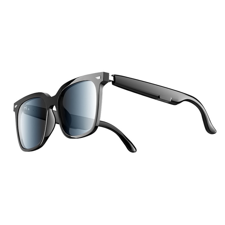 Basta inteligenta Lingo cu Bluetooth si Speaker Integrat, Impermeabila si cu Protectie UV, pentru Redare Muzica si Apeluri, Negru