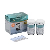 EXACTIVE EQ ，Accesorii glucometre， 50 Benzi de Testare si 50 Ace, Precizie Ridicata si Rezultate Rapide, Usor de Utilizat, Compatibil cu Modelul EXACTIVE EQ IMPULSE, Ideal pentru Monitorizarea Glicemiei, Siguranta si Confort