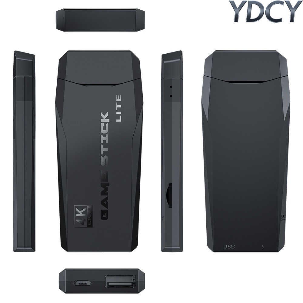 Consola de jocuri video retro YDCY™ cu peste 20.000 de jocuri retro, HDMI 4K si 2 controllere wireless 2.4G pentru televizoare, proiectoare si monitoare