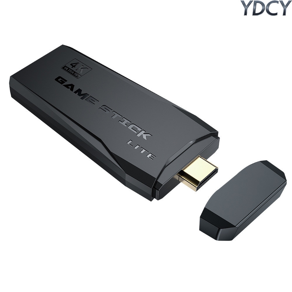 Consola de jocuri video retro YDCY™ cu peste 20.000 de jocuri retro, HDMI 4K si 2 controllere wireless 2.4G pentru televizoare, proiectoare si monitoare
