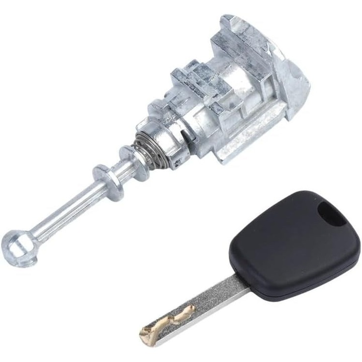 Патрон за заключване на предна врата с ключ Techstar Aftermarket, Съвместим с Peugeot 407 / Citroen C4 / C4 Picasso 2004–2011, OE Код 9170Y0 / 9170.Y0