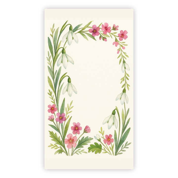 200 darabos Martisor témájú kártyakészlet, többszínű, méretek: 9x5cm, nyomtatás: Legendary Print