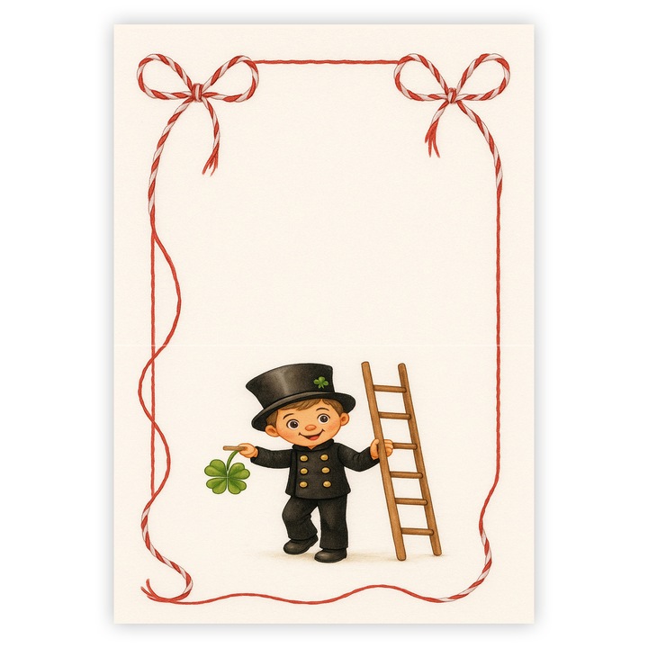 100 darabos Martisor témájú kártyakészlet, többszínű, méretek: 10x7cm, nyomtatás: Legendary Print