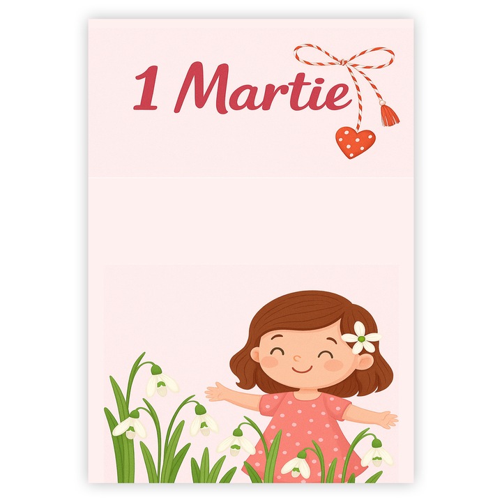 100 darabos Martisor témájú kártyakészlet, többszínű, méretek: 10x7cm, nyomtatás: Legendary Print