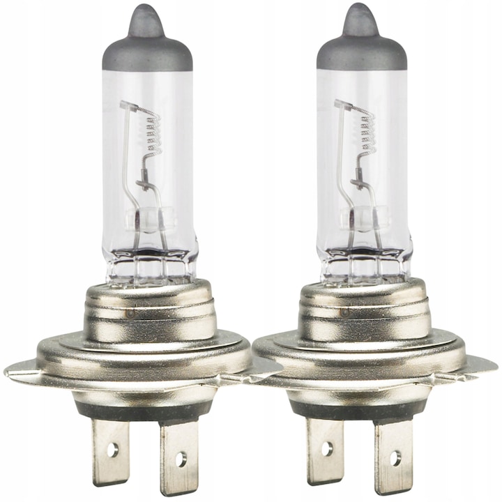 Halogén izzókészlet H7, P43T, H7 Px26D, Feszültség 12V, Teljesítmény 55W, Izzótípus: Halogén, Élettartam akár 500 üzemóra
