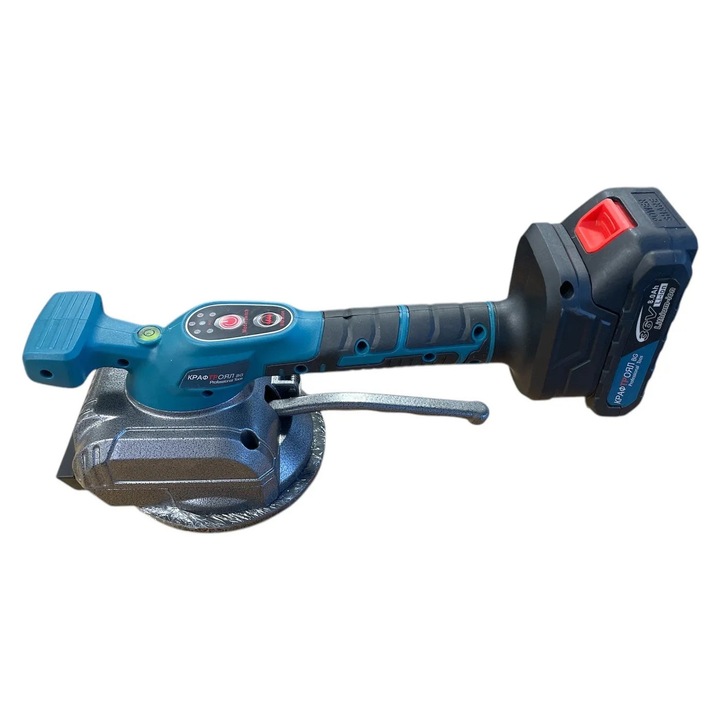 Ventuză cu acumulator pentru plăci ceramice 36V – 2 BATERII 8AH KraftRoyal cu nivelă încorporată