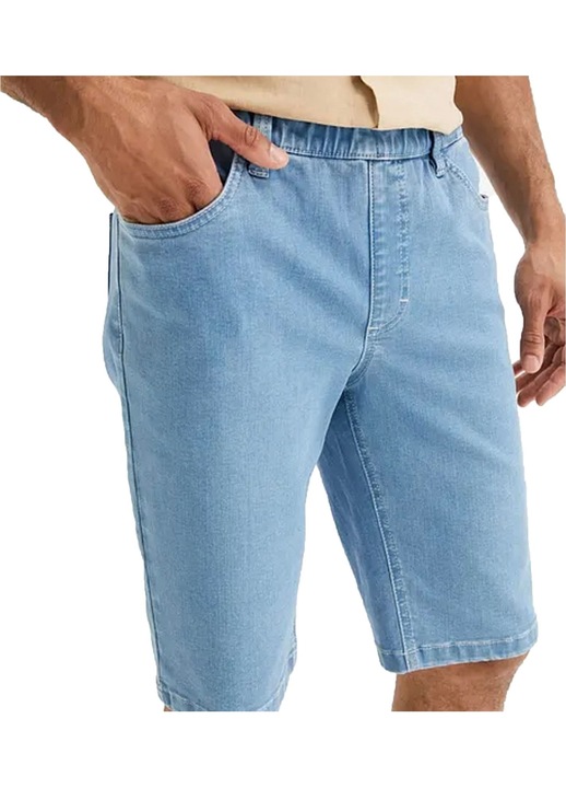 Мъжки къси панталони, сини 3/4, дънкови