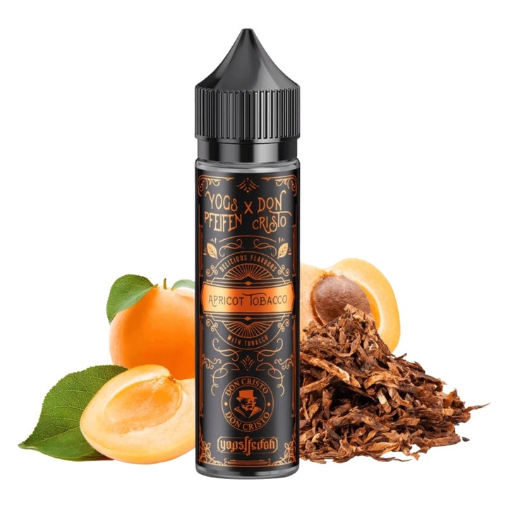 Lichid Longfill Yogs Pfeifen X Don Cristo 10 ml / 60 ml - Apricot Tobacco