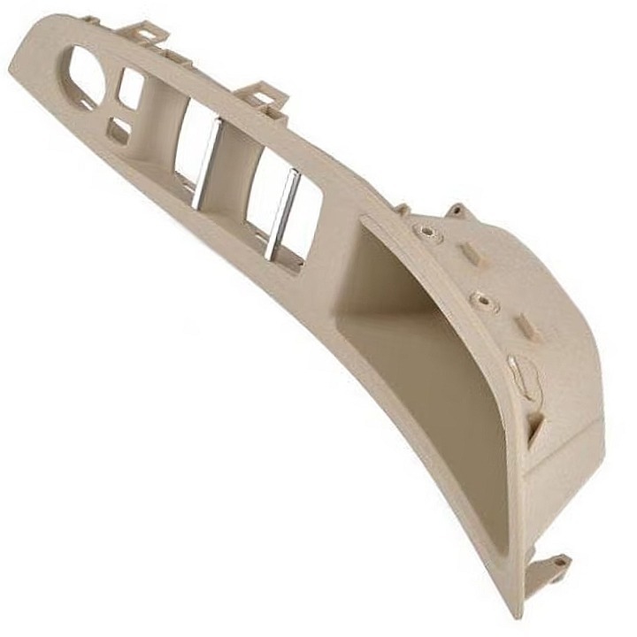 Kilincs ajtópanel díszítő ablakgombok kompatibilis BMW 5-ös sorozat F10 F11, Oyster 51417225879, Bal oldal, belül, nem behajtható gombokkal