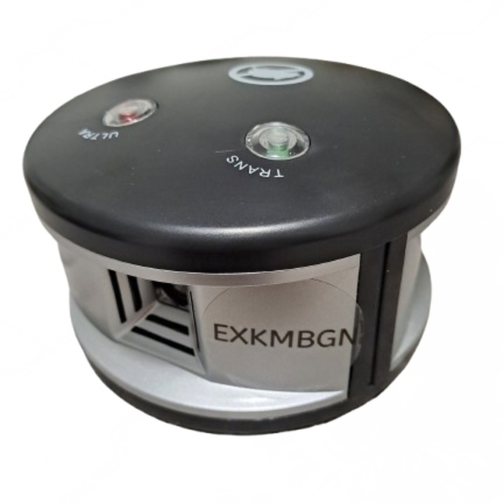 Aparat Antidaunatori Profesional, EXKMBGN, Repelent Sincron pentru Soareci, Sobolani si Gandaci cu Atac cu Unda Dubla (ultrasunete si valuri de presiune), Actiune 360 Grade, Suprafata Mare