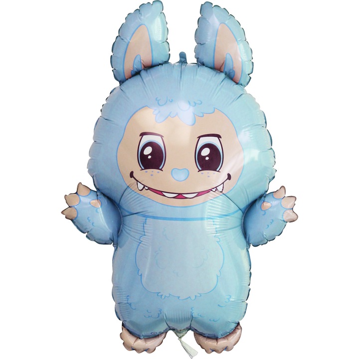 Balon folie Labubu, 45x67 cm, albastru