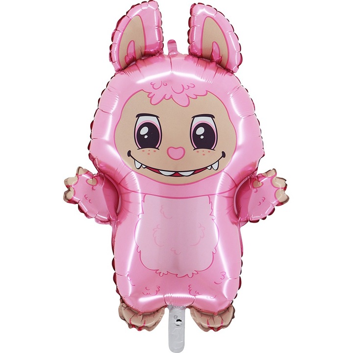 Balon folie Labubu, 45x67 cm, roz