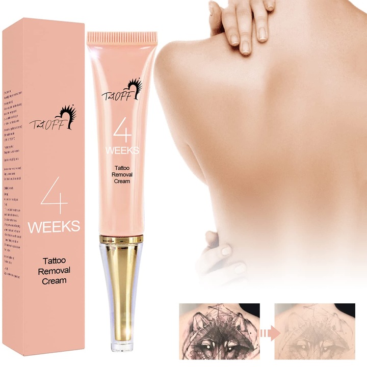 Crema de indepartare a tatuajelor, crema de estompare a tatuajelor, crema de indepartare a tatuajelor, crema sub presiune anti-tatuaj, curatare fara durere a tatuajului din piele de ochi sprancene