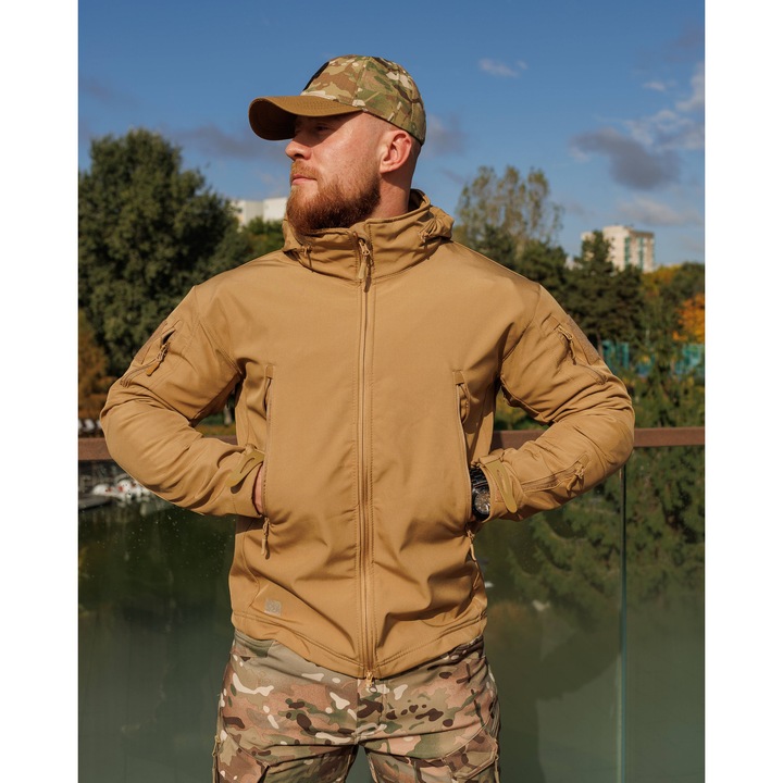 Jacheta Softshell din lana imblanita "Akula" outdoor