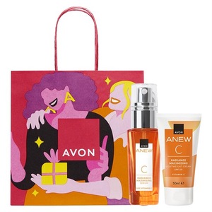 Set Serum și Cremă de Zi Anew Vitamin C, Avon, 10% Vitamina C, SPF50, 30ml + 50ml