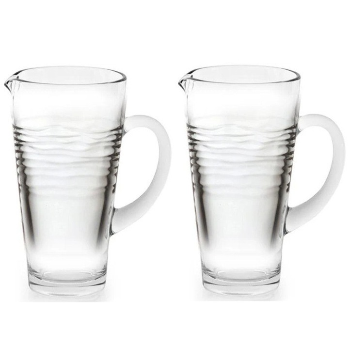 Set 2 carafe din sticla temperata VIDIVI colectia OASI 1, 2lt