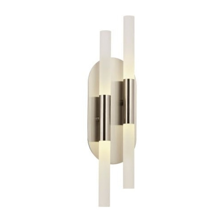 Аплик Led HubRom, BAT Сатиниран Хром 5102-3015-53 12x7xHmax45 cm 4000 K Неутрална Светлина