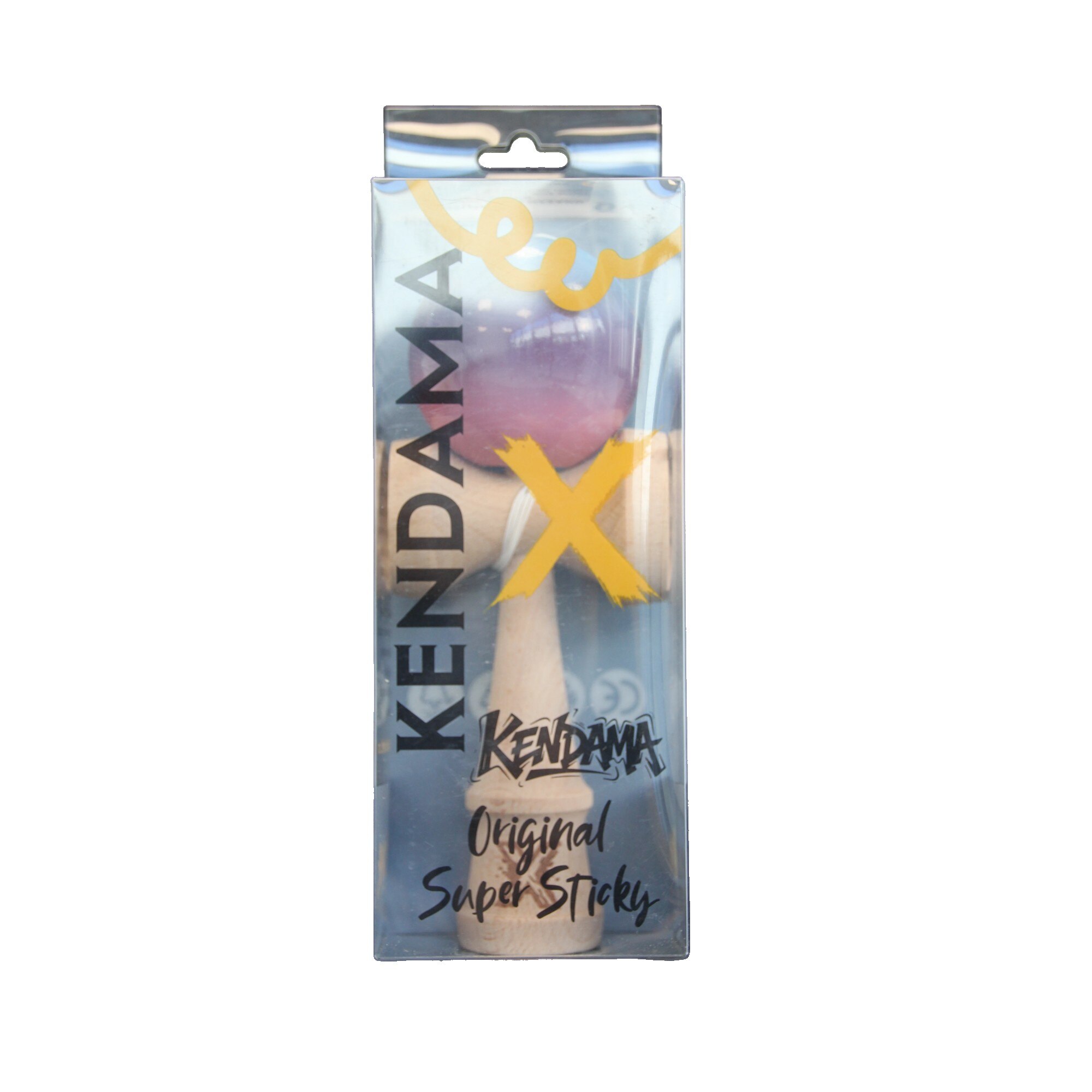 Kendama X Originala, Profesionala, Flippy, Super Sticky din Lemn
