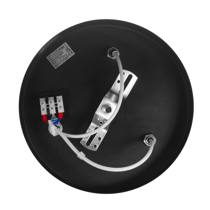 Плафониера Maclean MCE362 B, 3 x крушка GU10, 5.5 x 10 см, черен