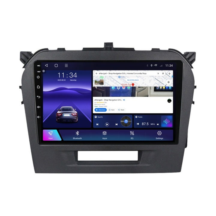 Navigatie Suzuki Vitara (2015+) cu Android, 2GB RAM, 32GB ROM, Ecran 9" Touchscreen, CarPlay, SIM 4G