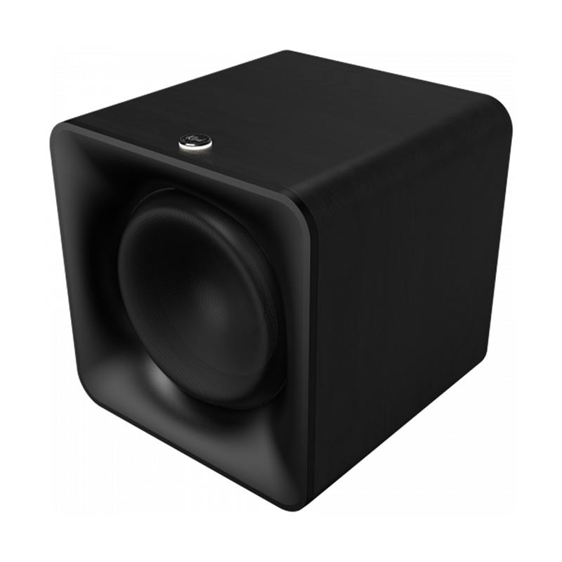 Subwoofer Klipsch Flexus SUB 100 Black, 80 W RMS, RCA, Flexus Transport 2, 4 GHz Wireless, Carcasa MDF, Negru